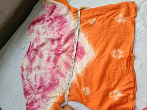 Tie-Dye Kurta with Embellishments