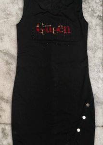 Girls Black “Queen” Stylish Top 🖤