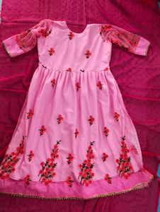 free gifts inside 🎁🎁🎁Beautiful Pink Embroidered