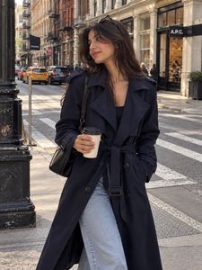 Classic Navy Trench Coat