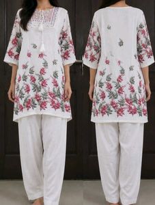 Cotton Embroidered Kurta Set  SALE!!