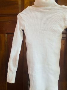White Turtleneck Sweater