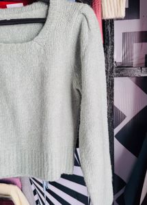 Light Green Knit Sweater
