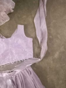 Embellished Lavender Blouse