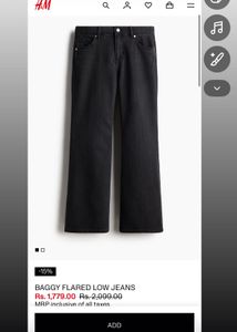 brandnew H&M Baggy Flared Jeans