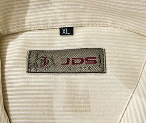 JDS Vintage-Style Boxy Fit Striped Shirt