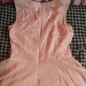 peach 🍑colored dress flowy