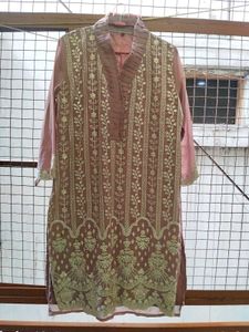Pakistani beads work suit