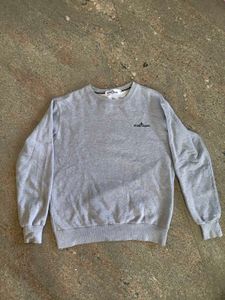 Stone Island Reflective Logo Sweatshirt