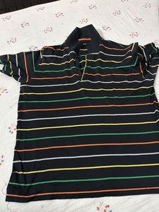 Men's Striped Polo Shirt