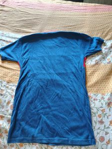 Unisex Blue &amp; Red Champion Style T-Shirt