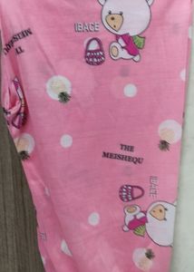 Cute Pink Bear Print Tee