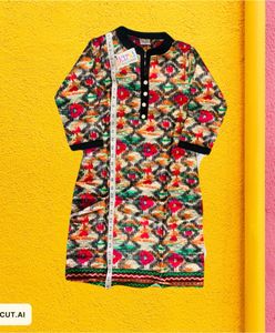 Girls Kurta With Lagging