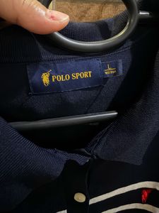 Ralph Lauren Navy &amp; White Striped Polo Dre