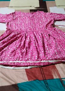 pink sharara set