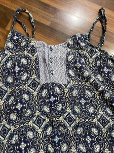 Blue Strep Dress