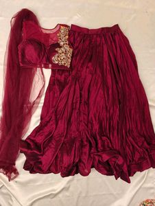 Maroon Lehenga Choli Set