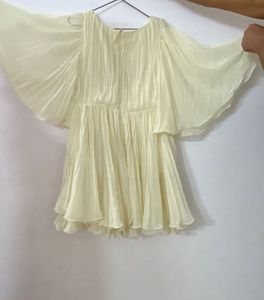 Creamy Chiffon Dress