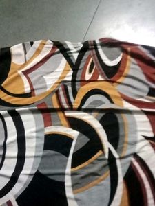 Retro Print Long Sleeve Top