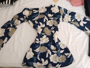 Floral Print Long Sleeve Dress