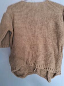 New Tan Knit Cardigan