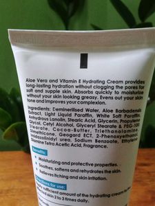 Hydrating cream.paraben free