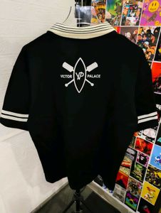 GRAPHIC PRINTED UNISEX OVERSIZE COLLAR TEE 🔥👀😎
