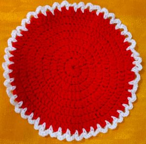 Handmade Crochet Coasters - Set of 2
