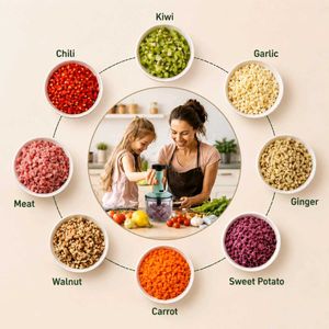 Manual Food Chopper &amp; Slicer