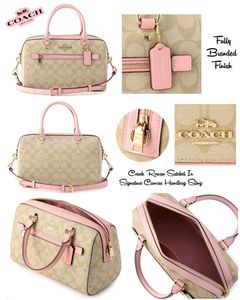 Coach Rowan Satchel Signature Handbag PREMIUM QUAL