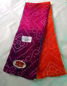 Vibrant Bandhani Saree