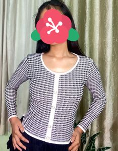 Chic Tweed Cardigan