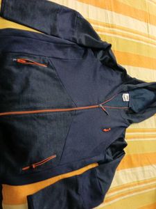 Navy Fila Hooded Jacket