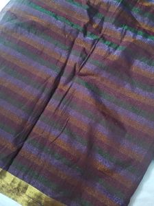 striped saree