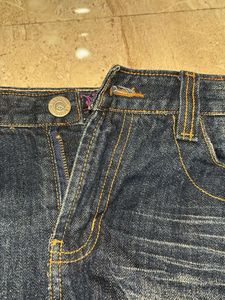 Vintage Y2K aesthetic Denim Mini Skirt