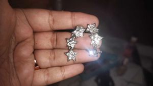 Star Choker Necklace &amp; Earring Set