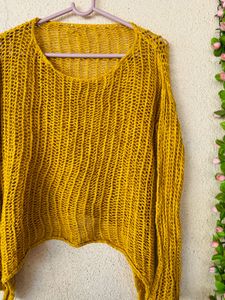 Mustard Knit Sweater