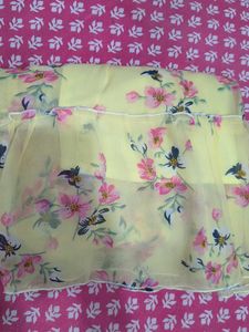 Beautiful Yellow Floral Gown