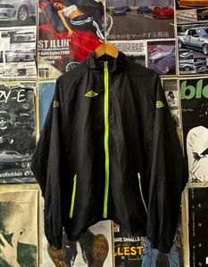 Umbro Black & Neon Windbreaker Jacket
