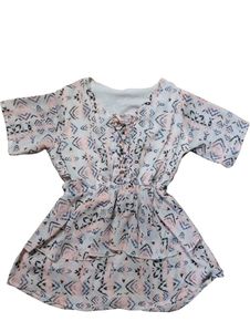 Chic Floral Tiered Peplum Top