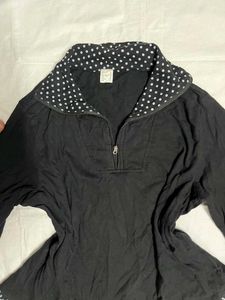 Black Polka Dot Top