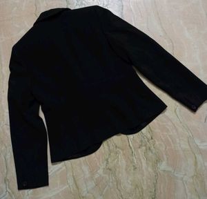 Ann Taylor Petites Black Crepe Blazer