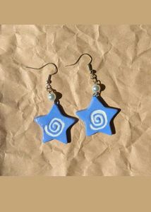 Swirl | Spiral Star Earrings