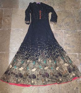Black Designer Partywear Gown