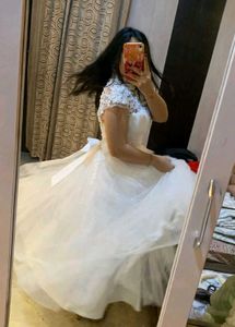 Price Drop 🎀Elegant White Lace Bridal Gown