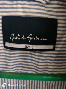 Men's Striped Button-Down Shirt