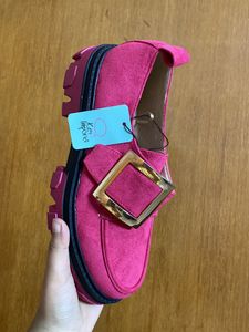 Fushia Buckle Loafer Size/38/39 Avl