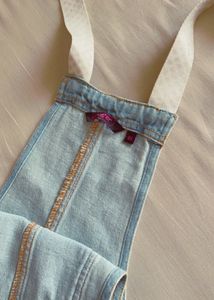 Women Blue Denim Dungaree