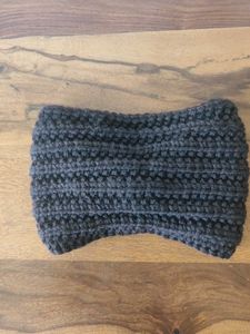 Cozy Knit Headband with Bow Detail for winters