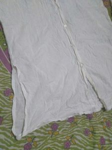 Chic White Oversized Shirt